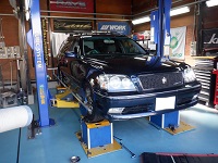 クラウン JZS175 ホイールアライメント