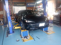 ロードスター ND5RC ホイールアライメント